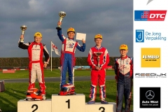 De wedstrijd podium - Mini Junioren